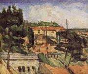 Paul Cezanne Railway Bridge Spain oil painting artist